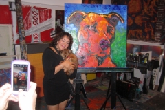 live_art_for_animals_july_25_maria_tomasetta_with_beans_and_final_piece
